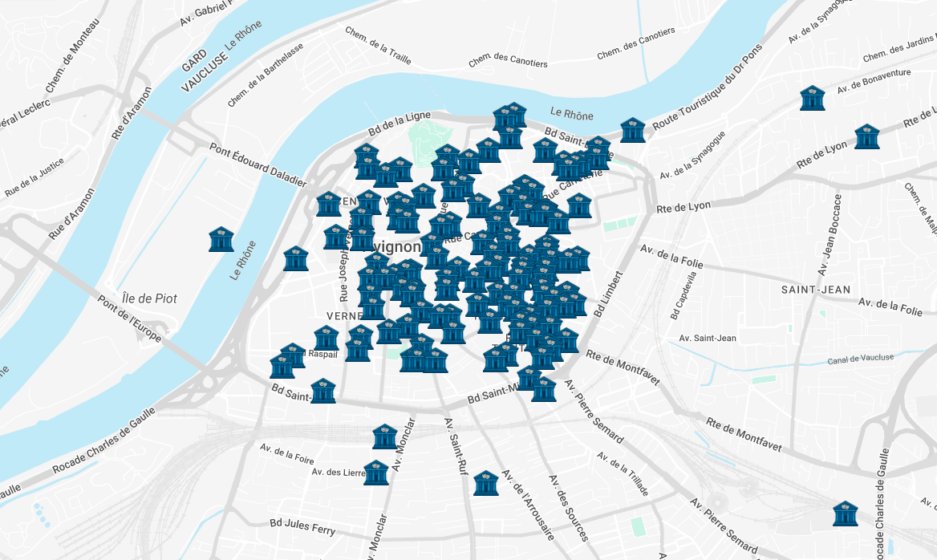 Avignon OFF : PariS-ThéâtreS, une nouvelle plateforme communautaire propose sa carte interactive